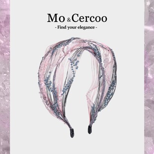 Mo&Cercoo水晶幻境设计师原创高档手工发饰奢华重工水晶头箍发卡