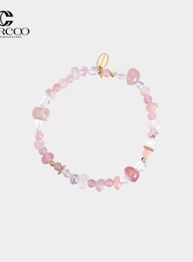 Cercoo/奢蔻水晶幻境系列天然彩色石手链配饰女小众精致手串手饰