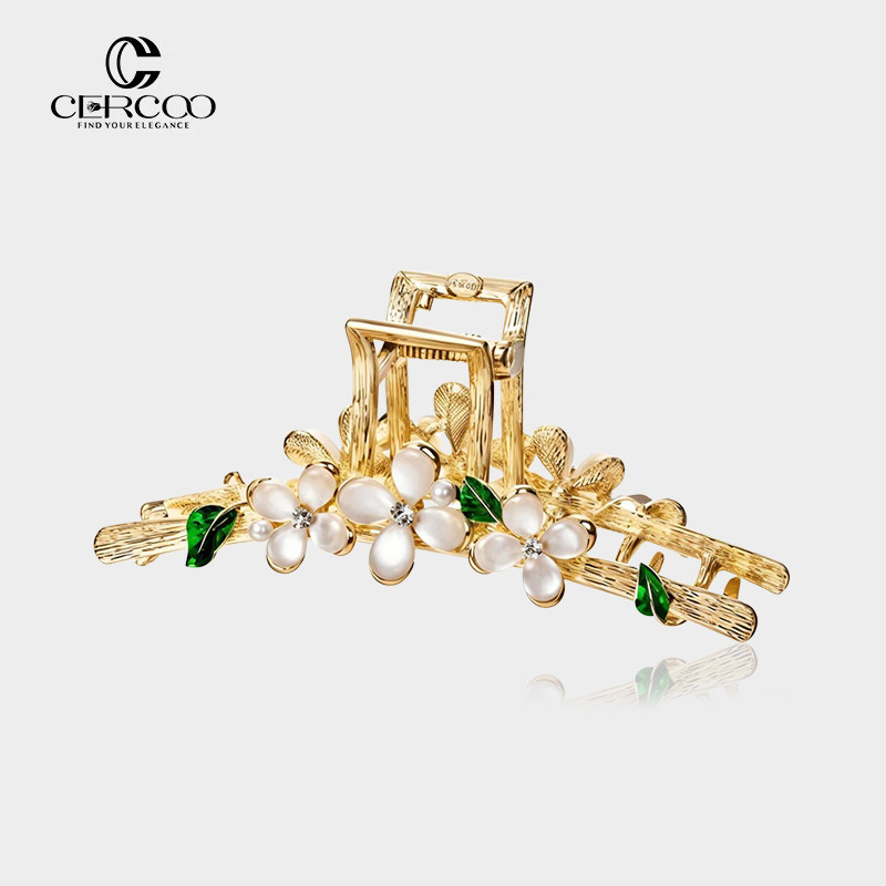 Cercoo/奢蔻圣母百合大号后脑勺盘发抓鲨鱼发夹发量多高级感抓夹,饰品/流行首饰/时尚饰品新,发饰,淘宝优惠券,粉丝福利购,淘宝优惠卷