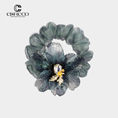 Cercoo 奢蔻梅里安梦蝶系列肥肠大肠发圈马尾丸子盘发头饰发绳女
