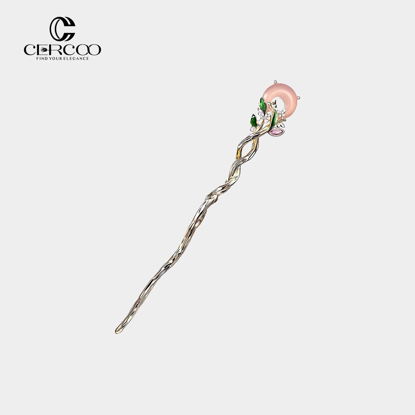Cercoo/奢蔻穆夏·花觉系列国风发饰发簪汉服饰品盘发簪气质发钗