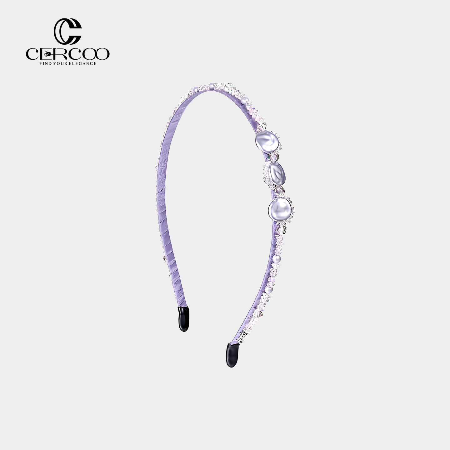 奢蔻饰品气质水晶珍珠发箍