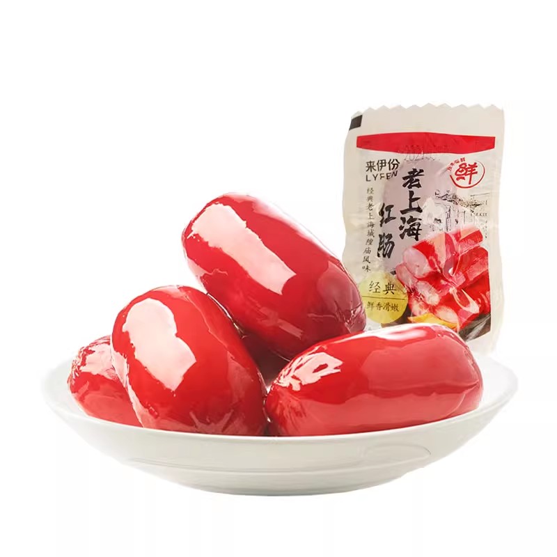 来伊份老上海500G开袋小包装红肠