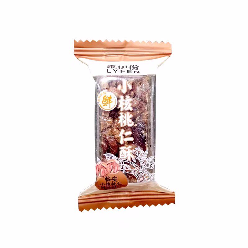 来伊份小核桃仁酥500g小包装夏威夷果仁酥糕点美食办公室休闲零食