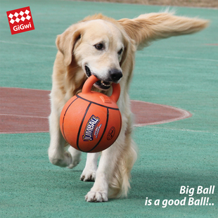 香港GiGwi贵为狗狗玩具球健宝球 中大型犬耐咬训练边牧金毛弹力球