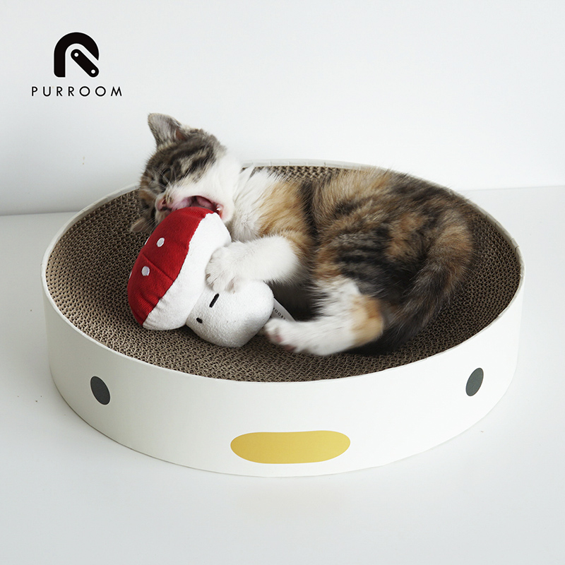呆萌小鸡圆盘猫抓板耐抓磨不掉屑