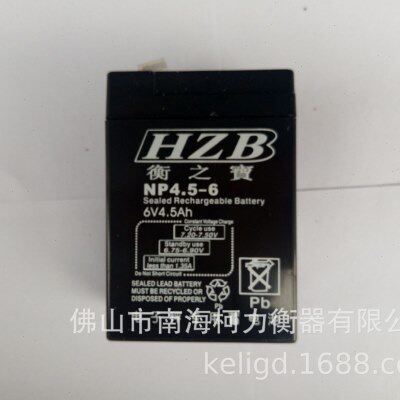 广东电池6V4AH电子秤电池衡之英展电池电子秤专用电池耀华电池