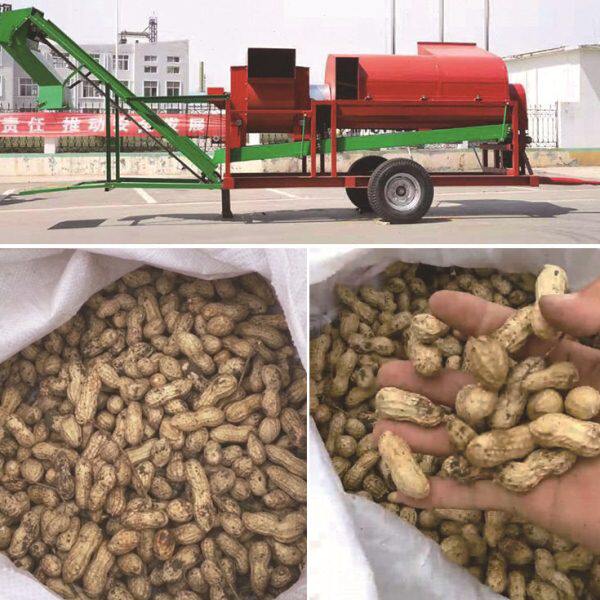 出口8000型花生摘果机自动装袋花生脱果机农用花生秧果分离机新款