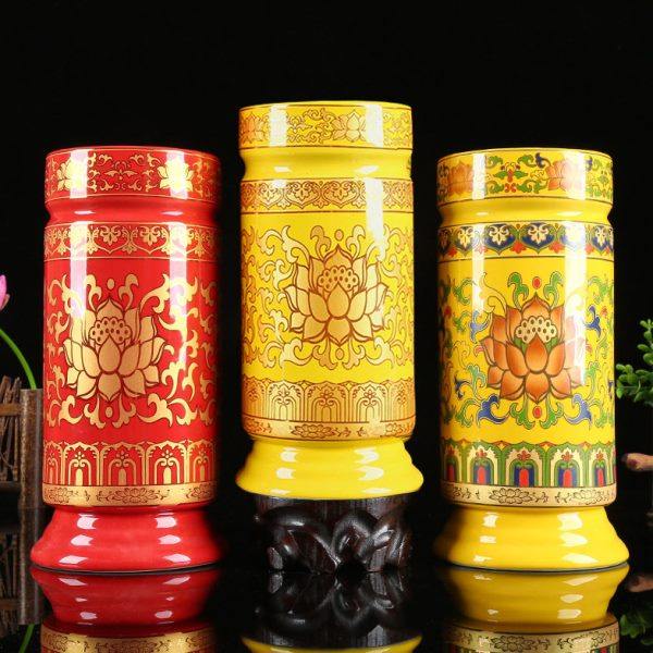 供具用品堂前用品佛具陶瓷立式香插 香筒插香桶香炉装香筒,家居饰品,香薰炉,淘宝优惠券,粉丝福利购,淘宝优惠卷