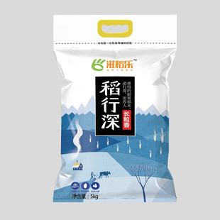 滋稻乐东北大米 稻行深长粒香5公斤编织袋
