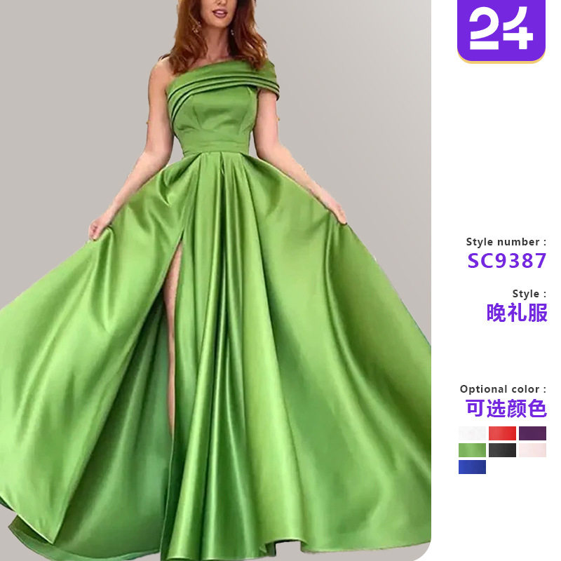 womenclothes外贸单肩缎