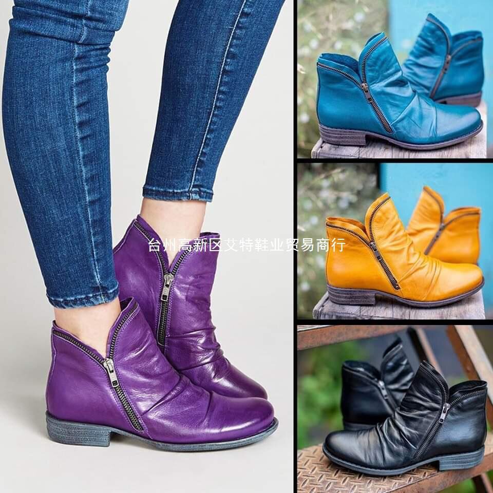 shoeswomen外贸女圆头人