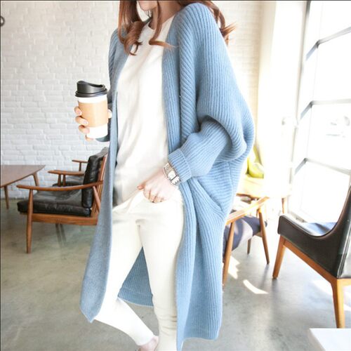womenclothes中长款毛衣