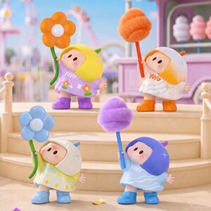 现货正品名创优品YOYO萌动心愿系列盲盒右右酱迷你手办桌面摆件女