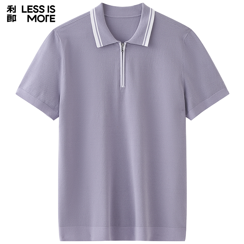 【粘纤混纺】利郎青年商务短袖POLO衫男2025夏季休闲短tQ5XTX503