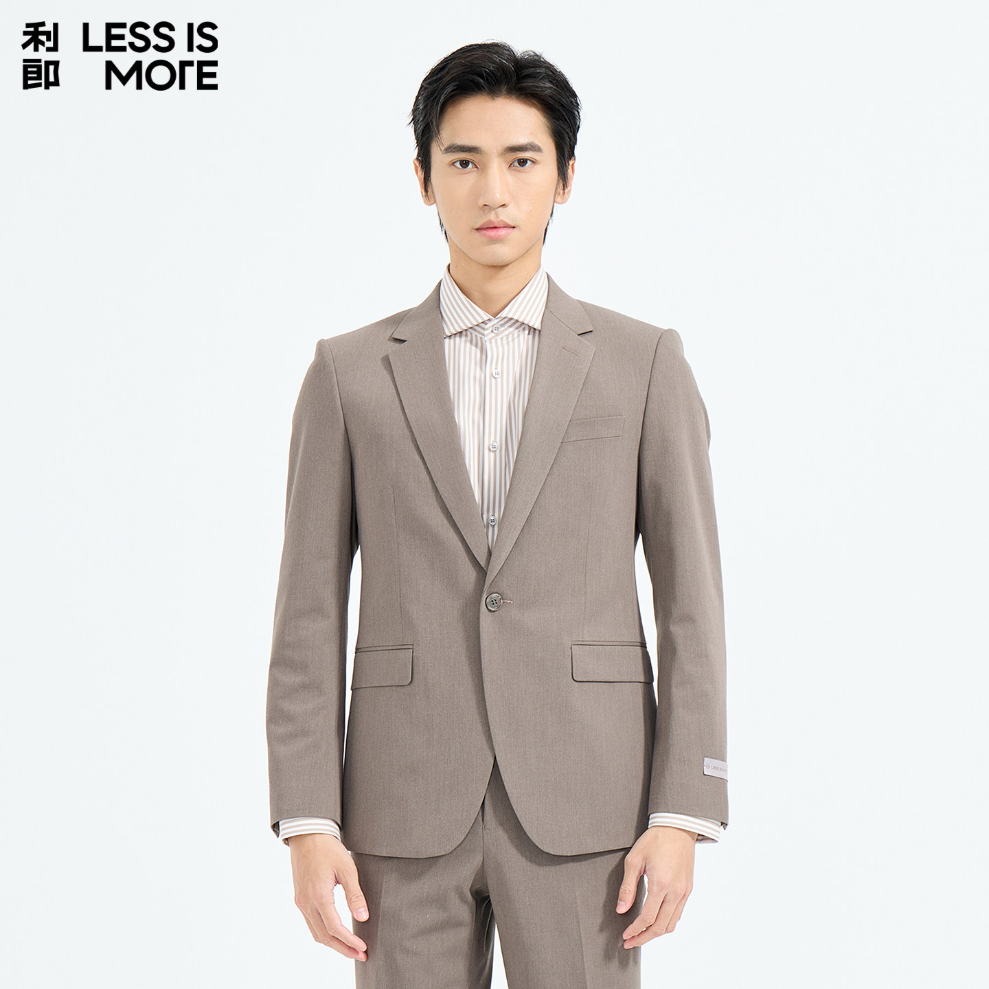 【混纺面料】利郎青年商务西服套装2026春季两件套时尚修身西装男