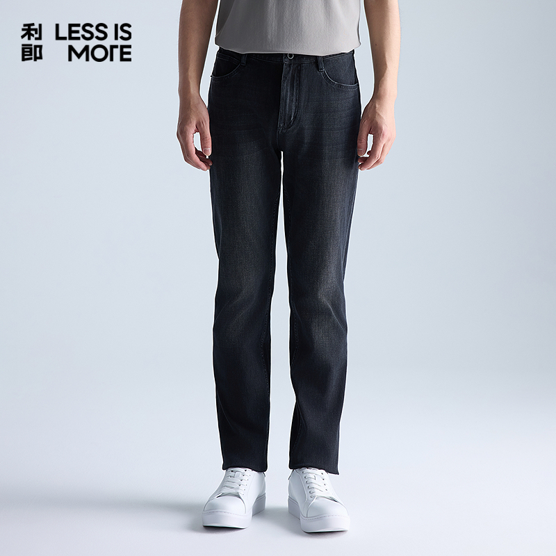 【石墨烯面料】利郎青年商务牛仔裤2025秋弹力休闲百搭通勤长裤男