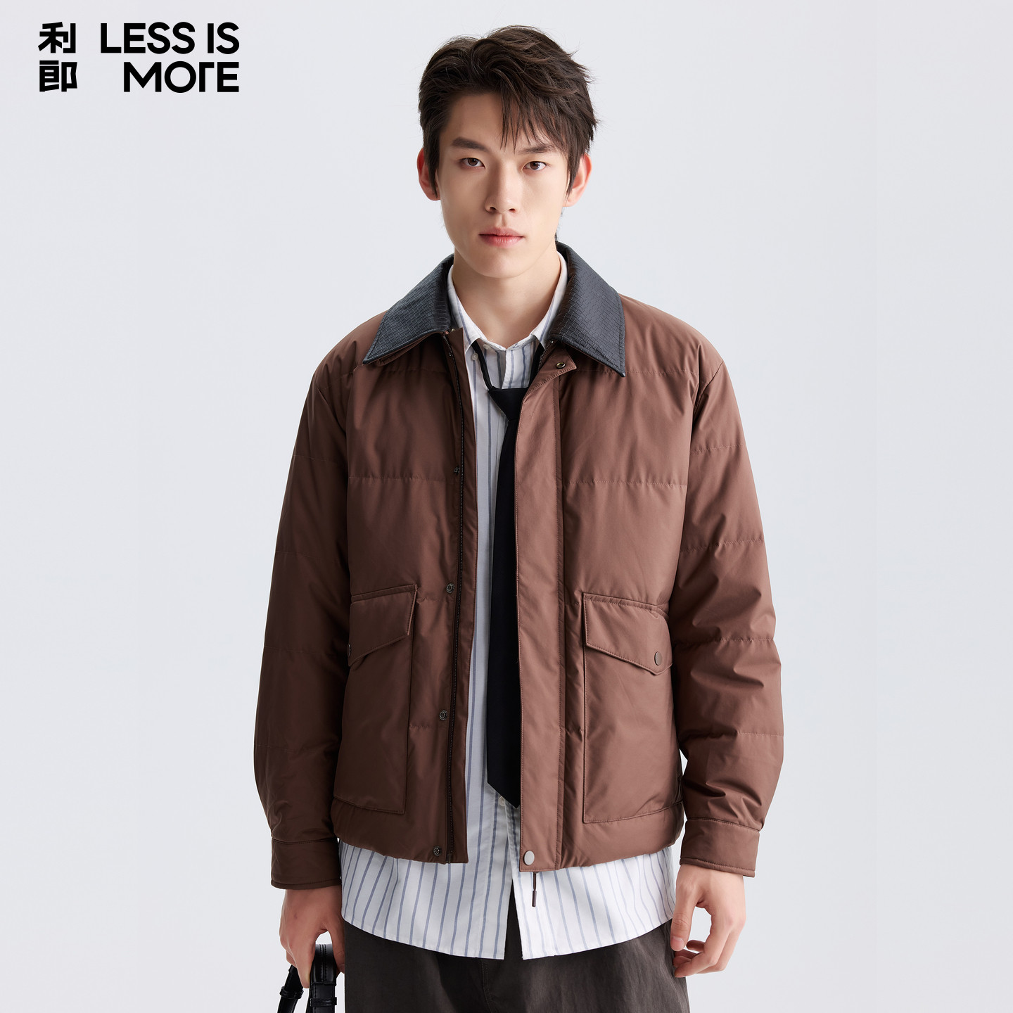 【通勤商旅】利郎青年商务羽绒服2026冬季时尚休闲保暖抗寒外套男
