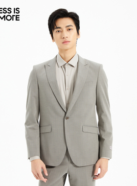 【戗驳领设计】利郎青年商务西服套装2026春两件套西装男Q5CXF12