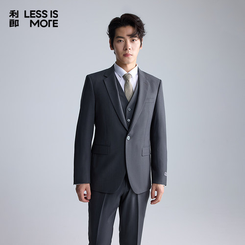 利郎LESSISMORE青年商务西服