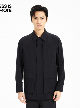 【棉感起皱】利郎青年商务风衣2026春季弹力风衣外套男Q5CFY003