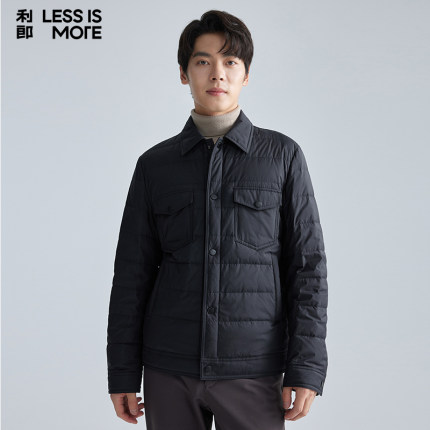 【轻薄保暖】利郎青年商务轻薄羽绒服男2025冬季通勤时尚休闲外套