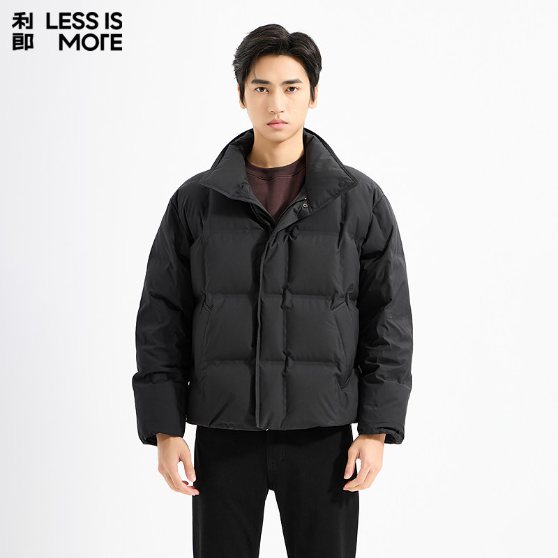 【防风防寒】利郎青年商务商场同款羽绒服2025冬季保暖抗寒外套男