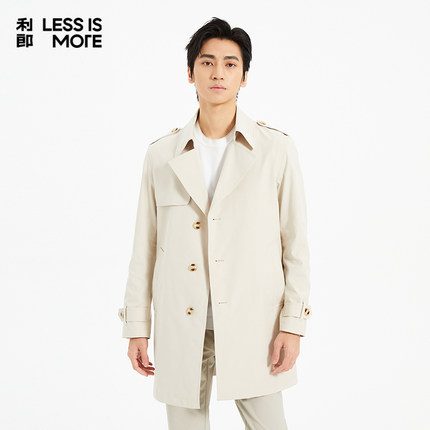 【T800斜纹面料】利郎青年商务风衣2025秋商务风衣外套男Q5CFY105