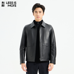 【内里充绒】利郎青年商务真皮皮衣2025冬季时尚百搭男士轻奢外套