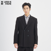 两件套西装 男 西服套装 2026春季 混纺条纹 利郎青年商务商场同款