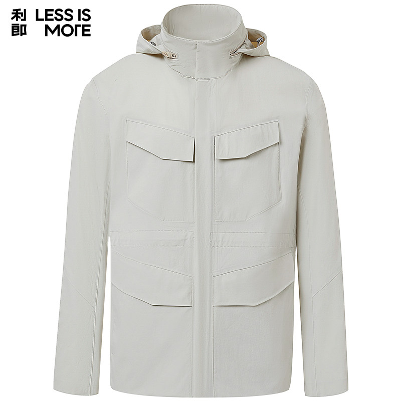 【锦氨混纺】利郎青年商务商场同款风衣2026春季弹力风衣外套男士