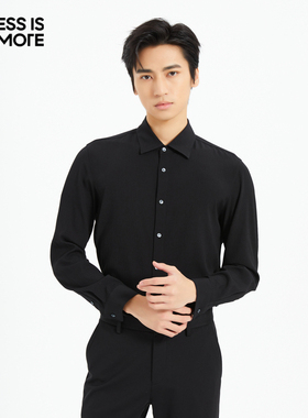 【高阶肌理微泡】利郎青年商务长袖衬衫2026春休闲衬衣男Q5CXC004