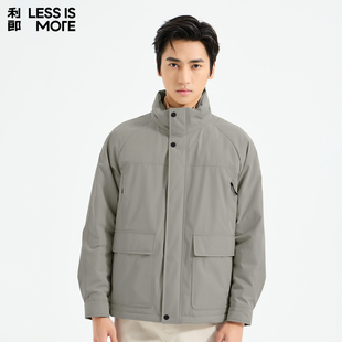 【商羽鲜绒】利郎青年商务羽绒服2025冬季时尚休闲保暖抗寒外套男