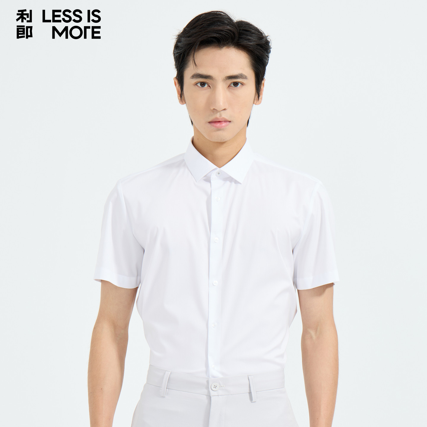 【光泽顺滑】利郎青年商务短袖衬衫男2026年夏季时尚百搭休闲衬衣