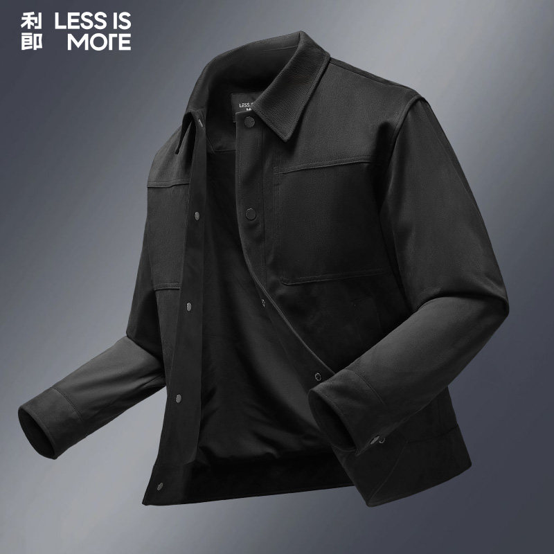 【通勤商旅】利郎青年商务夹克男2026春季翻领时尚商务休闲外套男