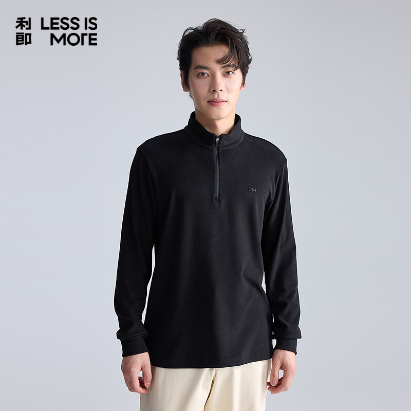 利郎LESSISMORE青年商務衛衣