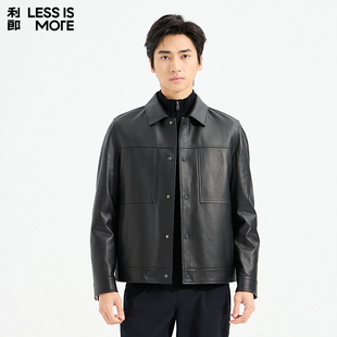 【内里充绒】利郎青年商务真皮皮衣2025冬季时尚休闲男士轻奢外套