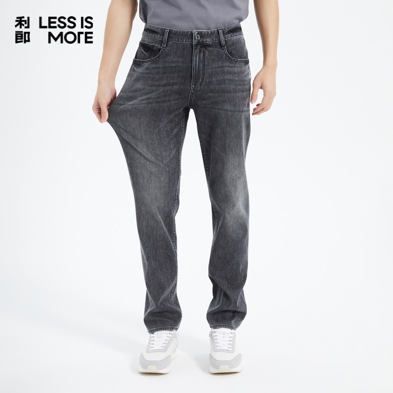 【万向弹面料】利郎青年商务牛仔裤2026春弹力通勤长裤男Q5CNZ007