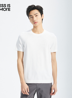 【粘纤混纺】利郎青年商务短袖t恤男2025夏轻薄透气上衣Q5XTX512