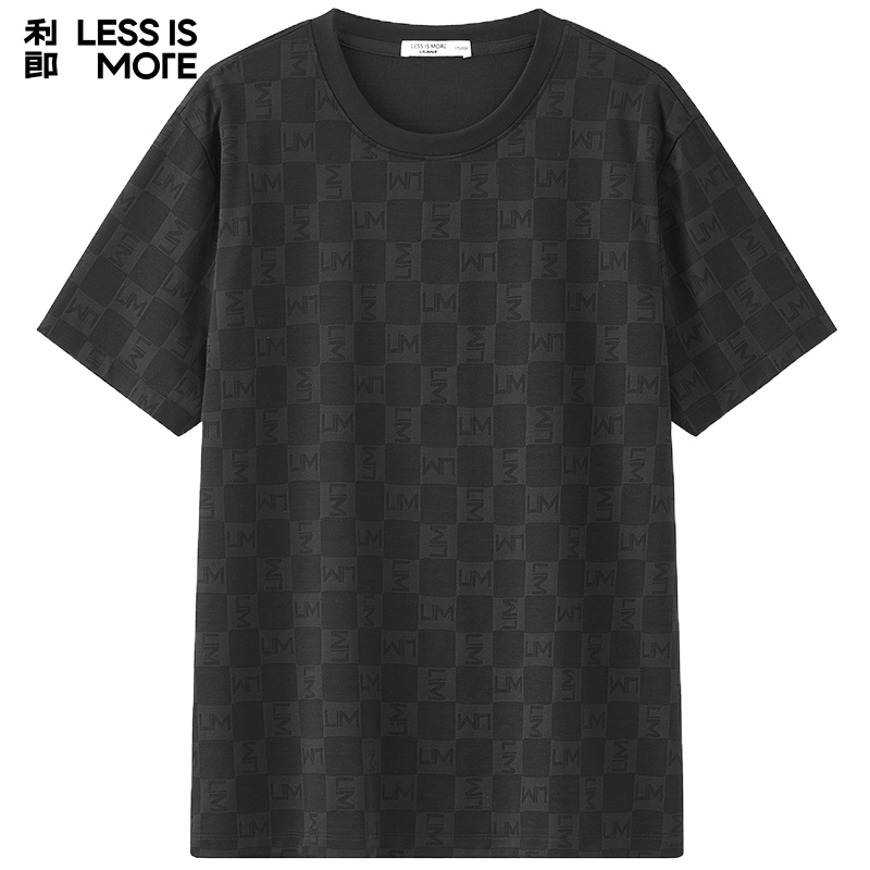 【轻薄亲肤】利郎青年商务短袖t恤男2025夏轻薄透气上衣Q5XTX307