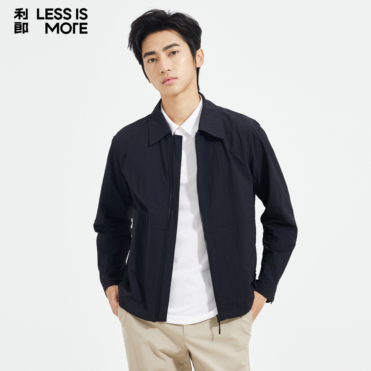 【锦纶面料】利郎青年商务空调服2026年夏季时尚翻领夹克外套男士