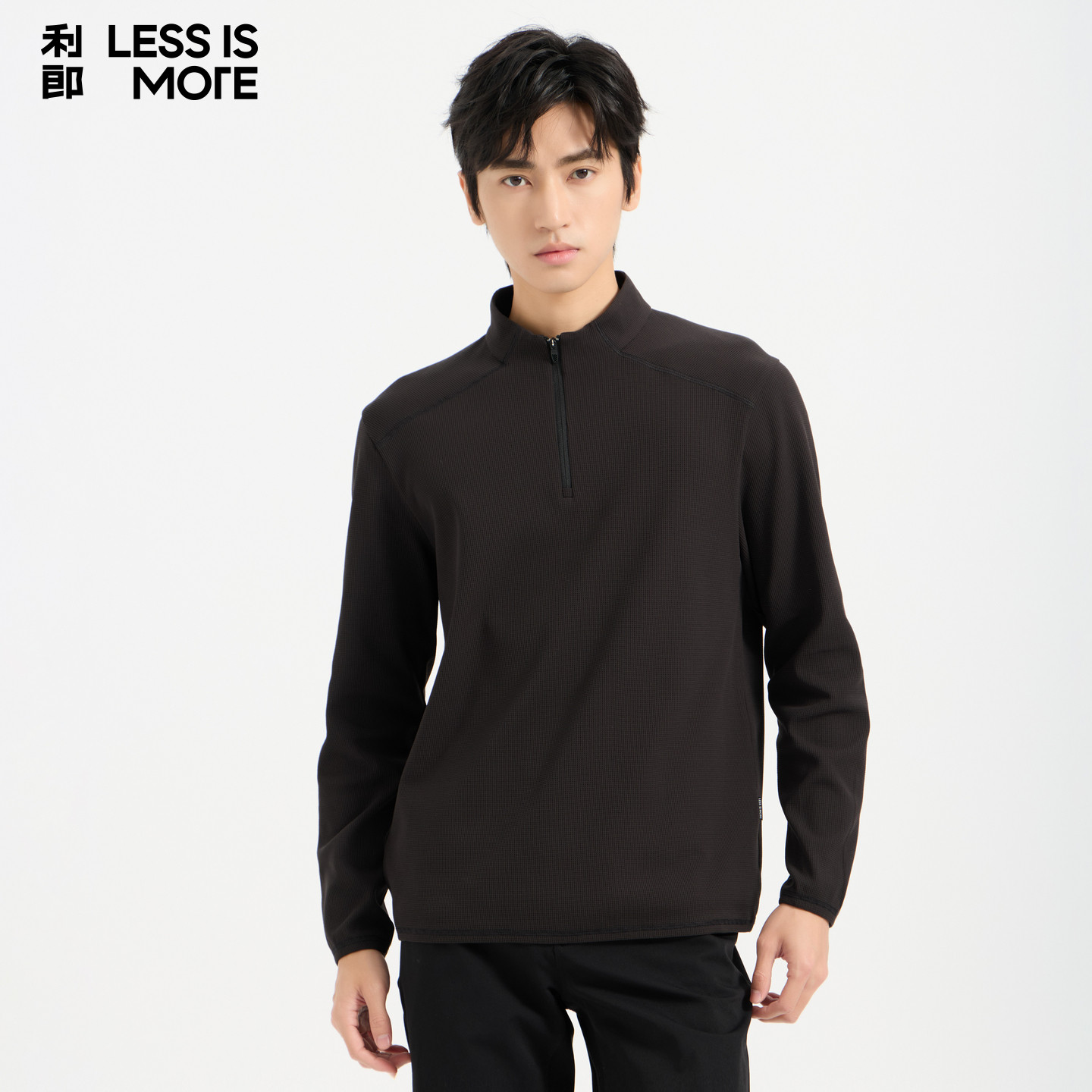 【提花面料】利郎青年商务卫衣男2026秋休闲时尚保暖百搭长袖t恤
