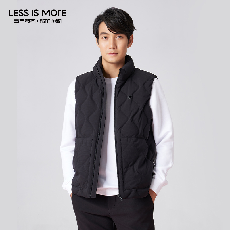 【通勤马甲】利郎男装羽绒马甲2023冬季保暖轻薄休闲外套G3DMJ901