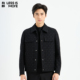利郎青年商务商场同款 暗肌理提花 毛呢外套2025冬休闲保暖大衣