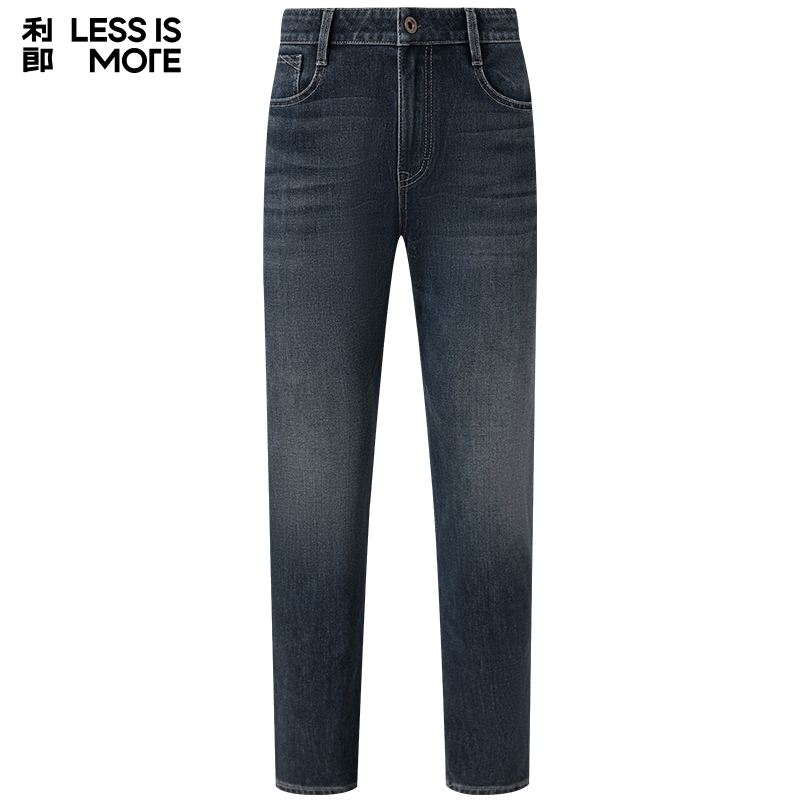 【柔软光泽】利郎青年商务商场同款牛仔裤2025秋季弹力通勤裤子男