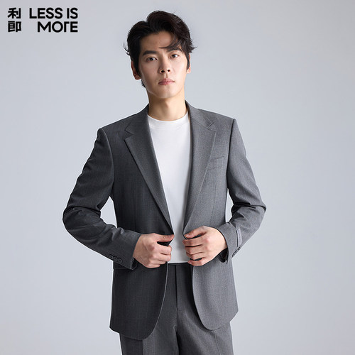 利郎LESSISMORE青年商务西服