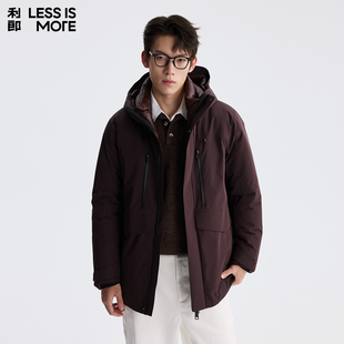 时尚 利郎青年商务羽绒服2025冬季 休闲保暖抗寒外套男 商羽鲜绒