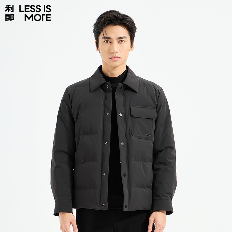 【锦氨面料】利郎青年商务商场同款羽绒服2025冬季保暖抗寒外套男