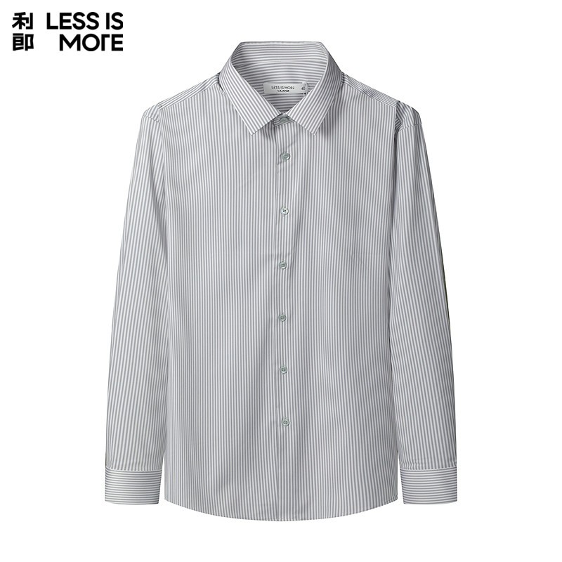 【凉感面料】利郎青年商务长袖衬衫男2026春季时尚百搭休闲衬衣男
