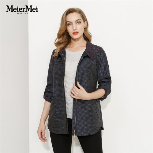 玫而美时牌专柜时尚减龄波点抽绳